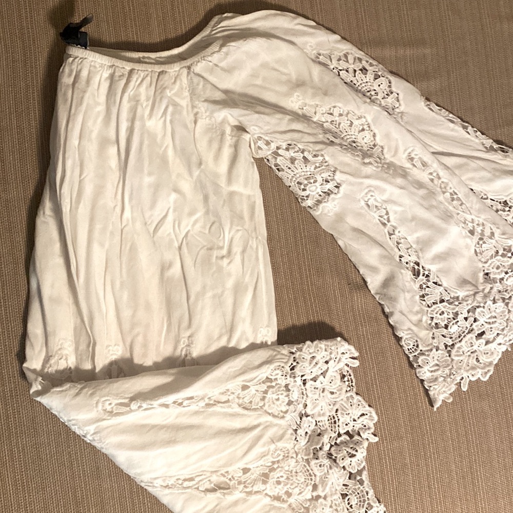Medium White Off Shoulder Dress